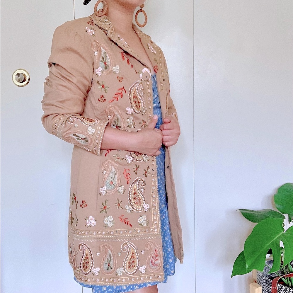 Coldwater Creek embroidered jacket